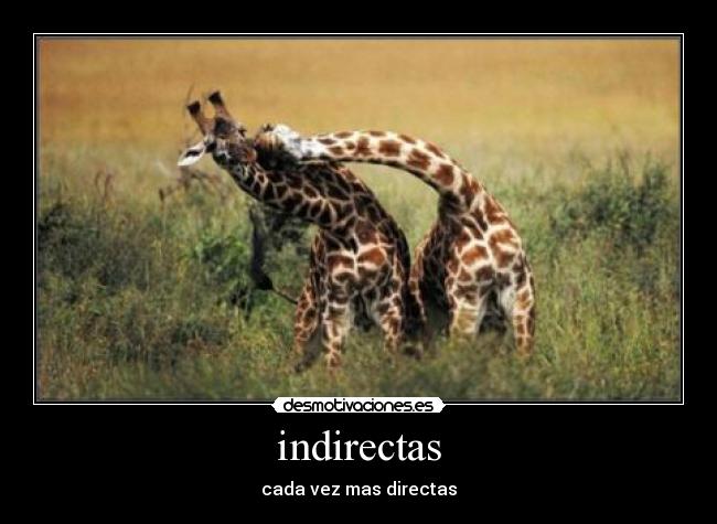 indirectas -