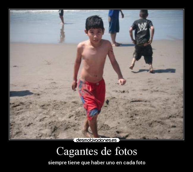 Cagantes de fotos - siempre tiene que haber uno en cada foto
