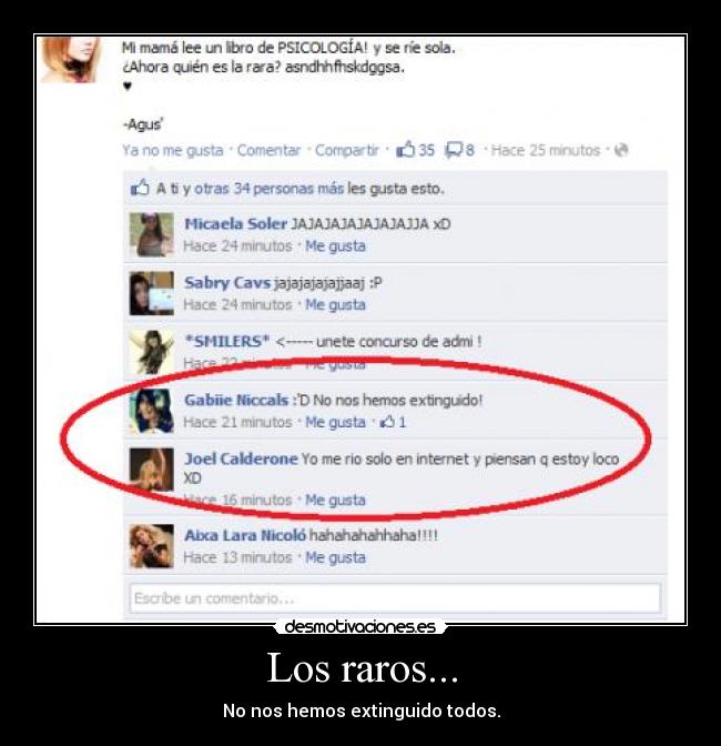 carteles raros facebook comentarios perfil desmotivaciones