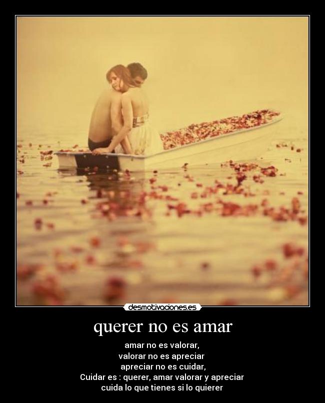 querer no es amar - 