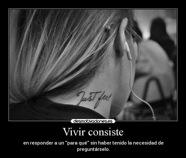 Vivir consiste - 