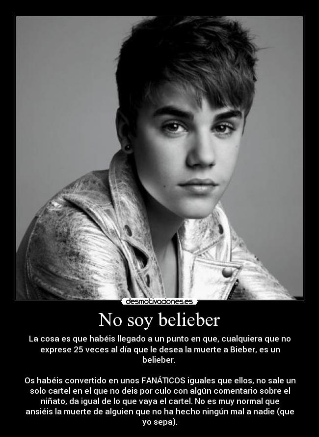 No soy belieber - 