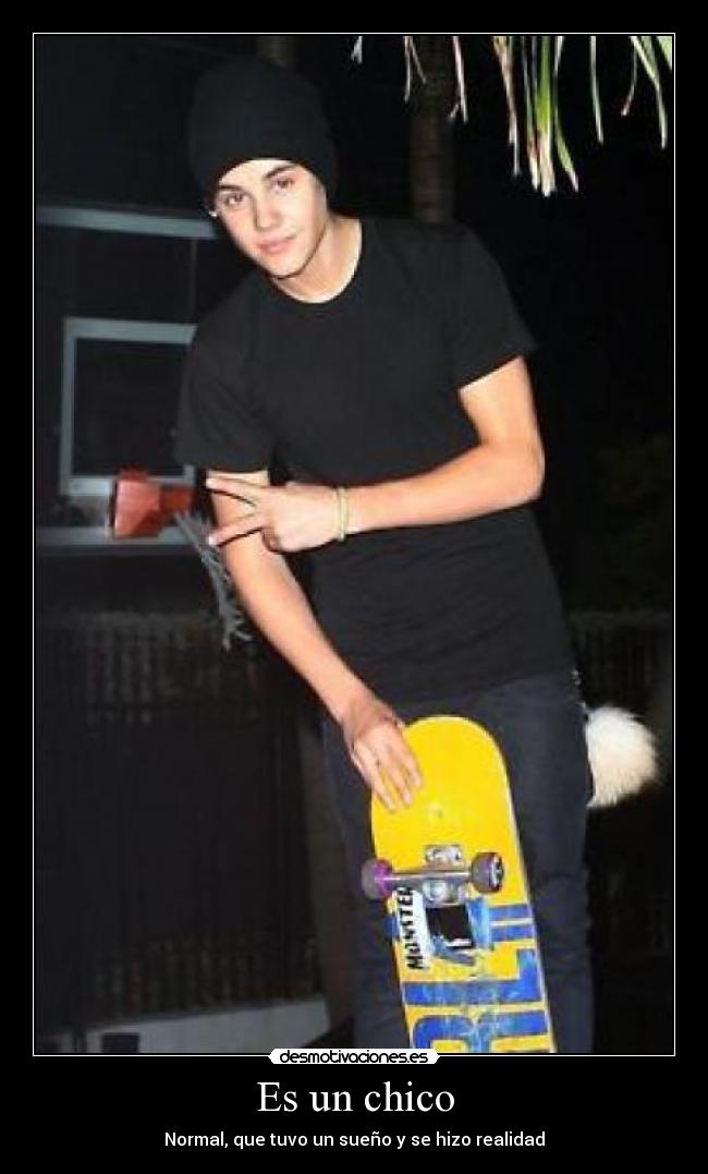 Es un chico -