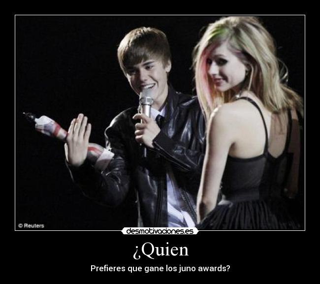 ¿Quien - Prefieres que gane los juno awards?
