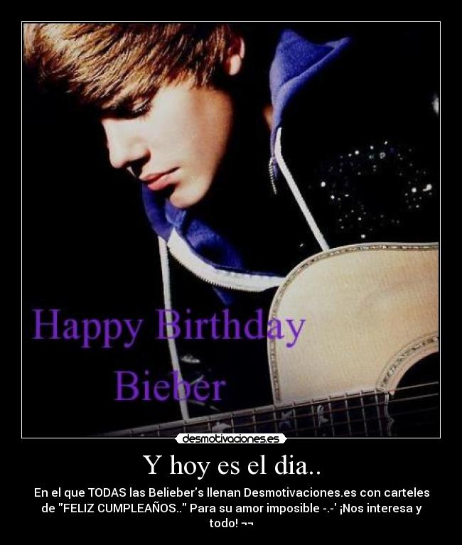 carteles beliebers desmotivaciones