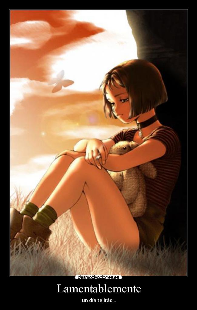 carteles anime desamor desmotivaciones