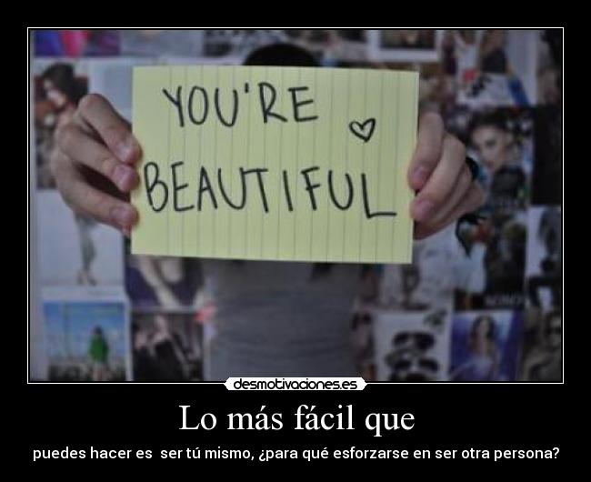 Lo más fácil que - 