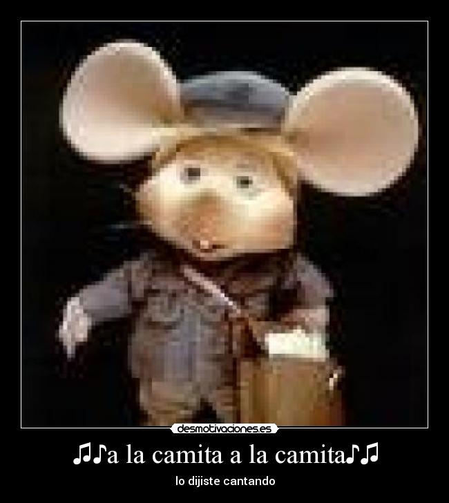 ♫♪a la camita a la camita♪♫ - lo dijiste cantando