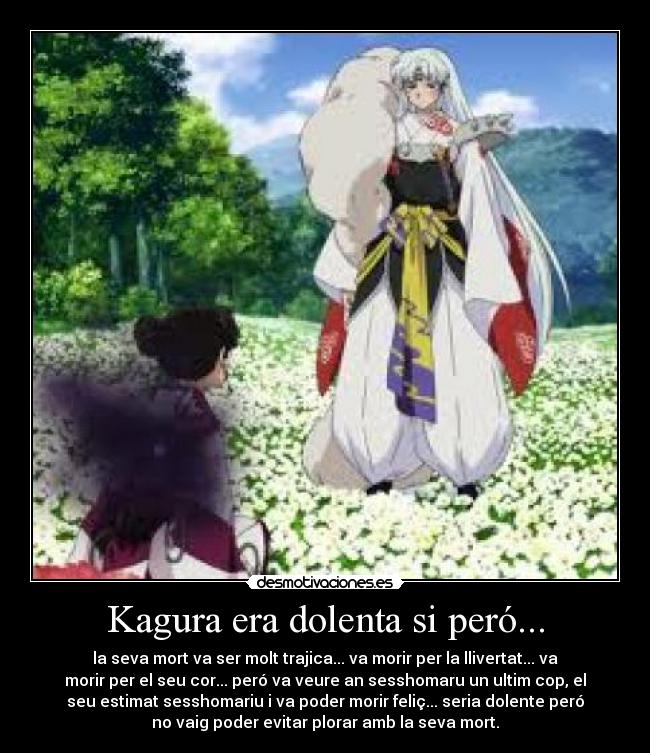 Kagura era dolenta si peró... -