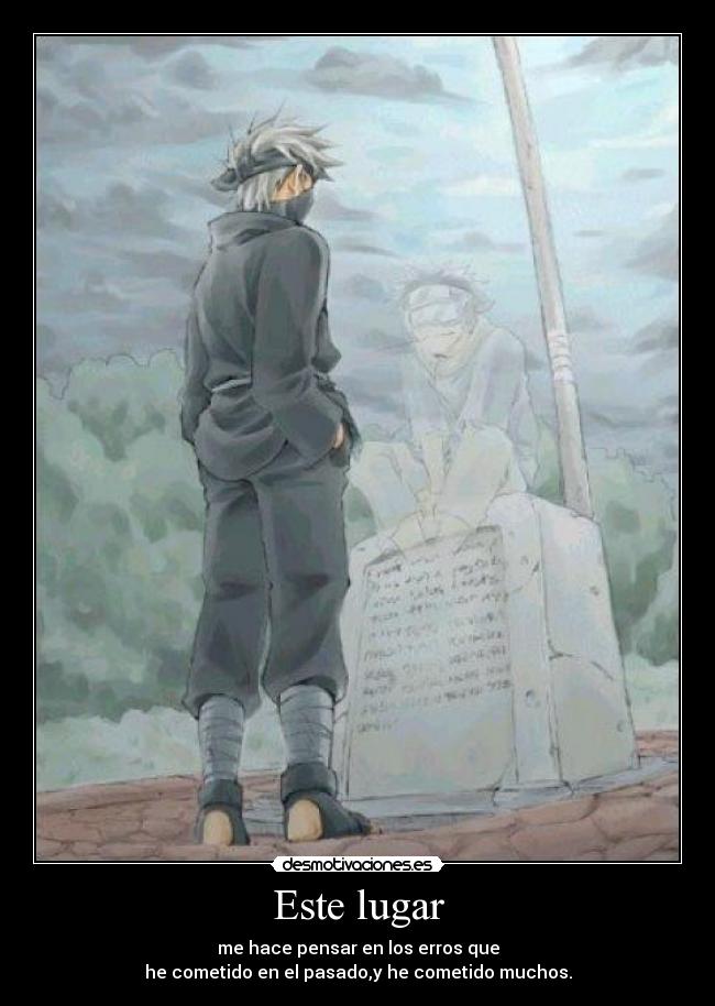 carteles obito uchiha kakashi hatake rin minato naruto shippuden manga anime kolpisoto desmotivaciones