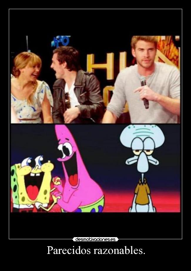 carteles asdfghjkln los juegos del hambre katniss peeta gale bob esponja desmotivaciones