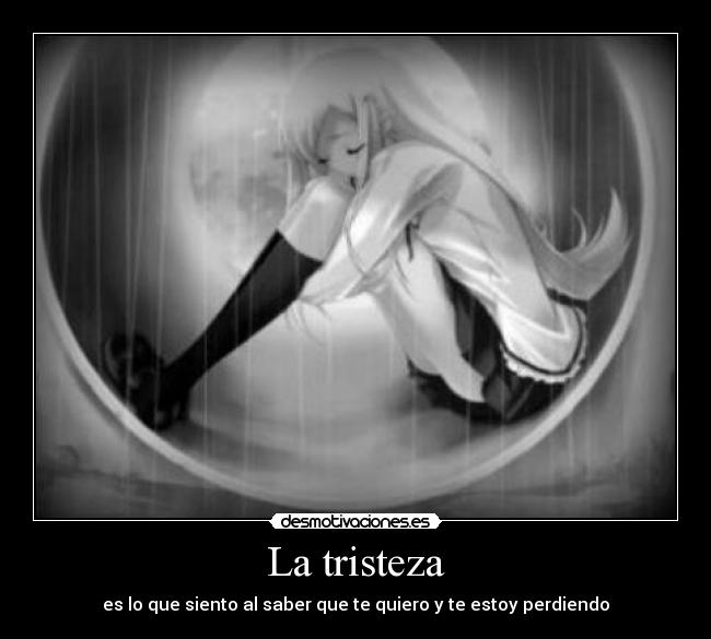 La tristeza -