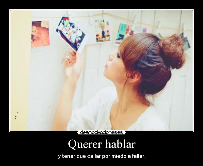 Querer hablar - 