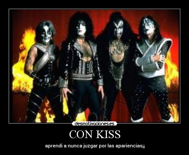 carteles kiss desmotivaciones