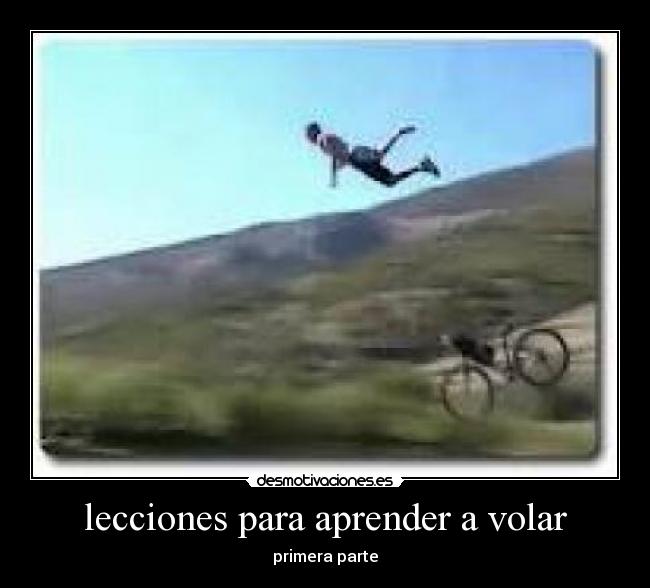 lecciones para aprender a volar -