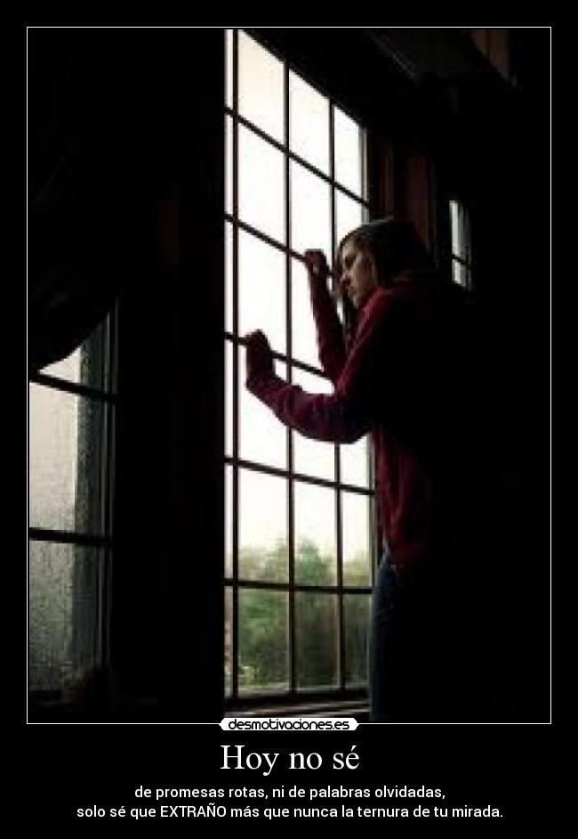 Hoy no sé -