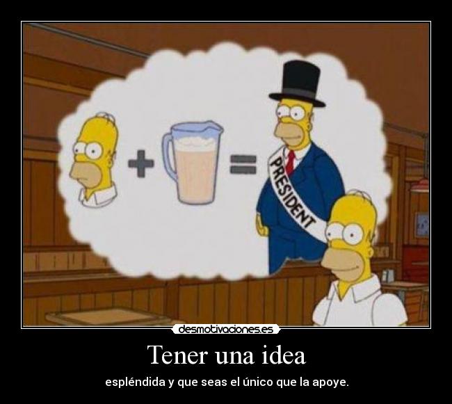 Tener una idea - 