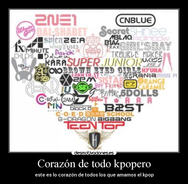 Corazón de todo kpopero - este es lo corazón de todos los que amamos el kpop