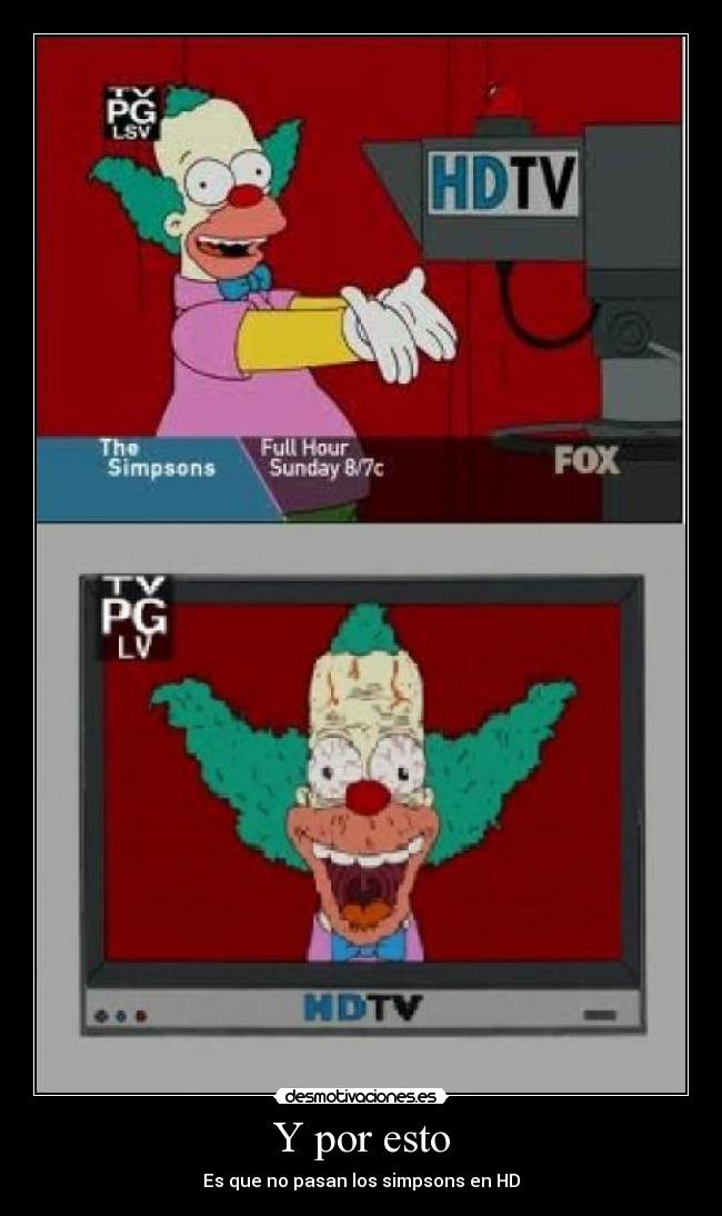 carteles creo que quieran ver krusty desmotivaciones