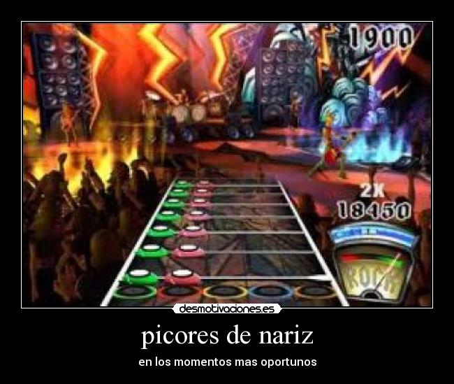 picores de nariz - en los momentos mas oportunos