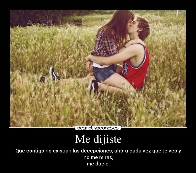 Me dijiste - 