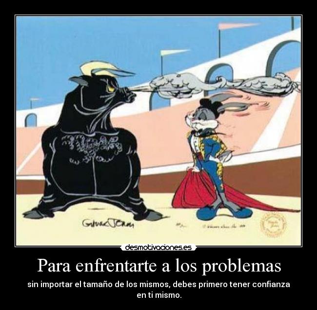 carteles problemas bugs bunny desmotivaciones