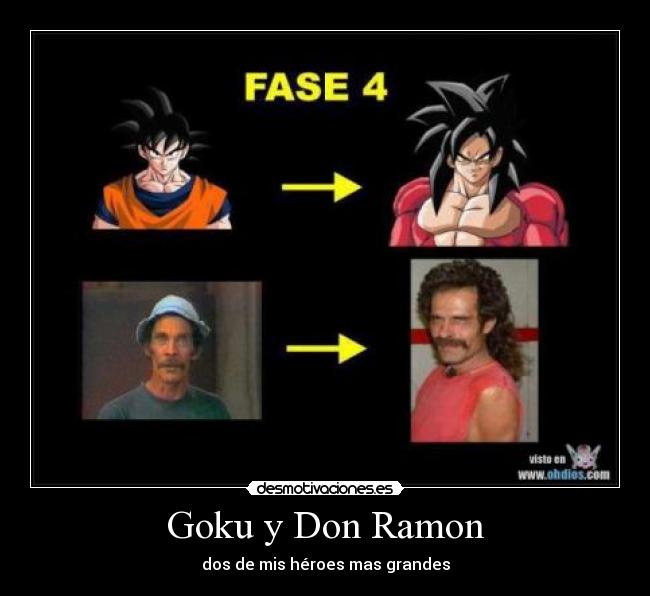 Goku y Don Ramon -