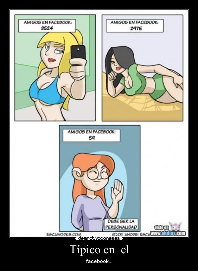 Típico en el - facebook...