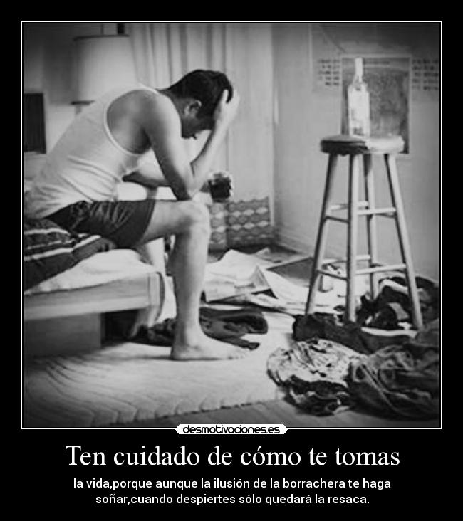 carteles cuando despiertes solo quedara resaca desmotivaciones