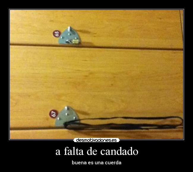 a falta de candado - 