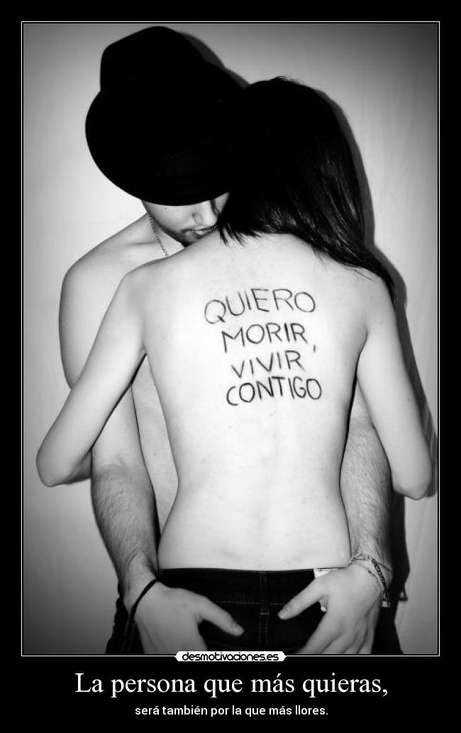 La persona que más quieras, - 
