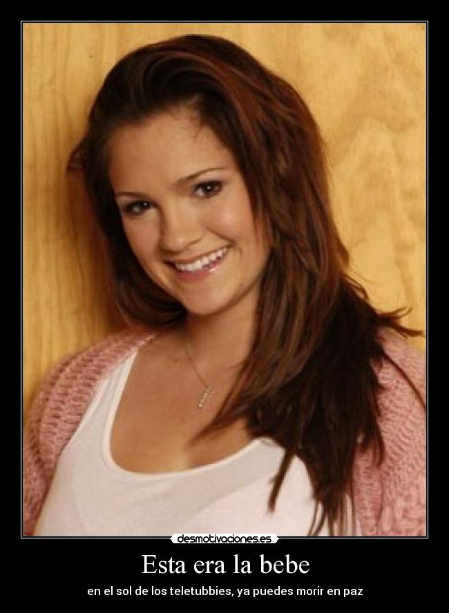 Esta era la bebe - en el sol de los teletubbies, ya puedes morir en paz