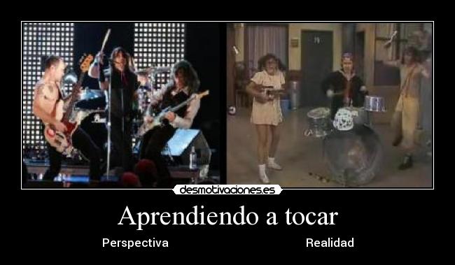 Aprendiendo a tocar -