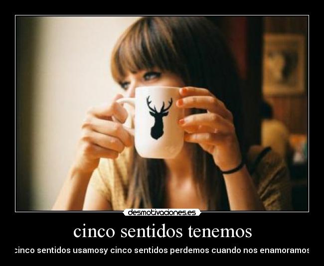 cinco sentidos tenemos - cinco sentidos usamosy cinco sentidos perdemos cuando nos enamoramos.