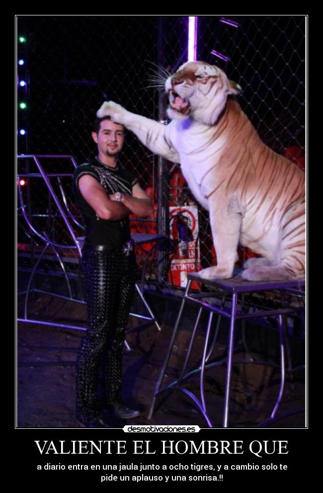 VALIENTE EL HOMBRE QUE -