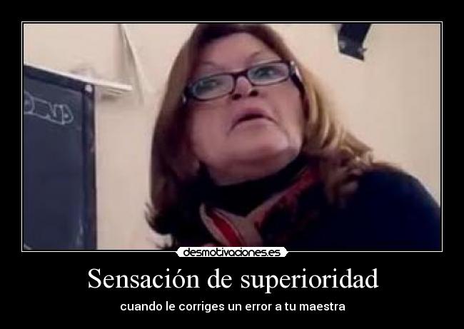 Sensación de superioridad -