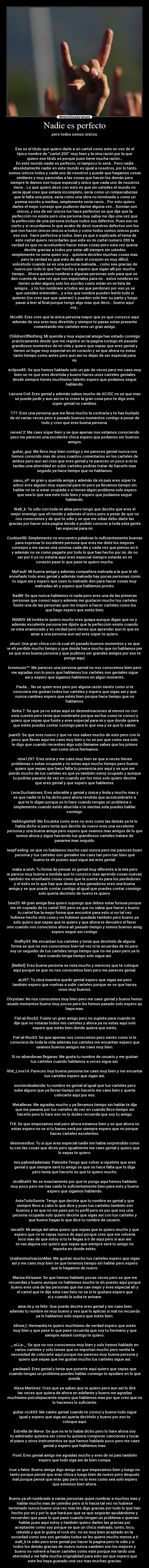 Nadie es perfecto -