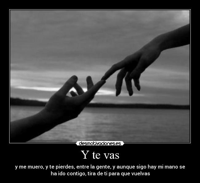 Y te vas -