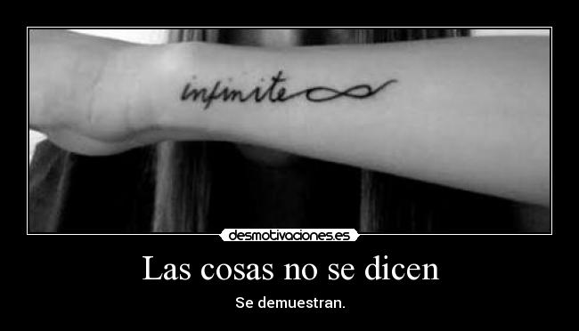 carteles sdd sebastiann las cosas demuestran por que son palabras vacias desmotivaciones