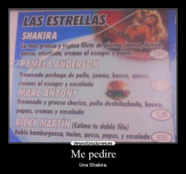 Me pedire - Una Shakira.