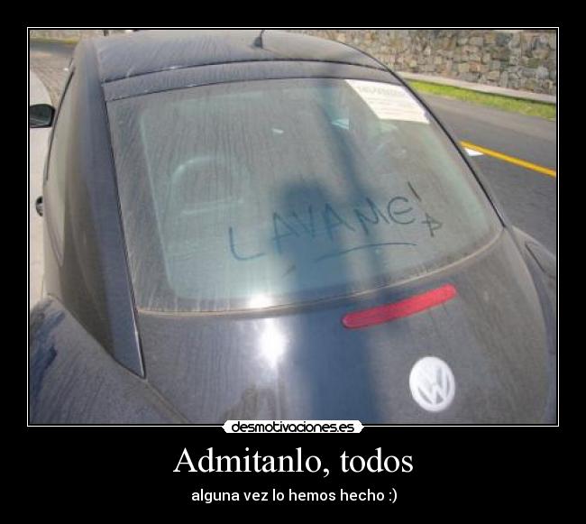 carteles auto suuuucio desmotivaciones