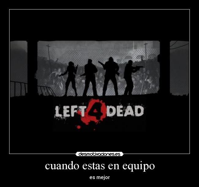 cuando estas en equipo -