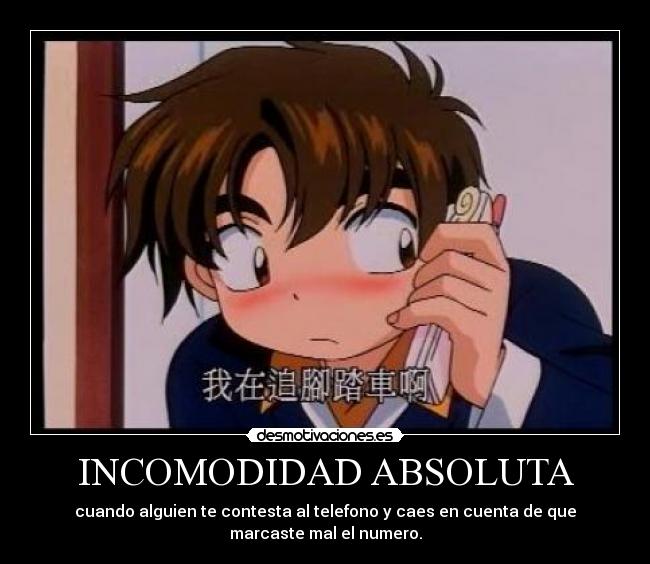 INCOMODIDAD ABSOLUTA - 