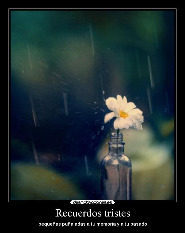 carteles recuerdos recuerdos tristes punaladas memoria desmotivaciones