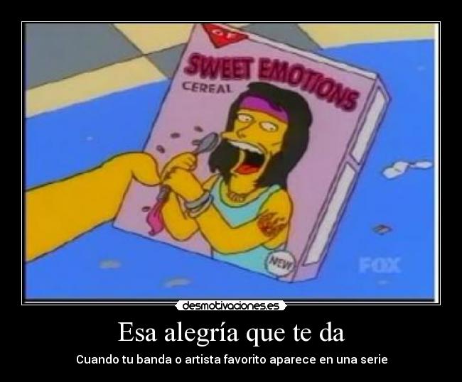 Esa alegría que te da - Cuando tu banda o artista favorito aparece en una serie