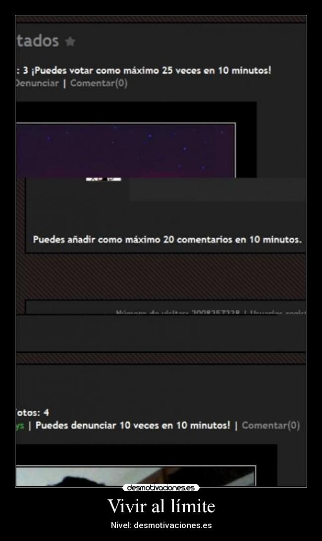 Vivir al límite - Nivel: desmotivaciones.es