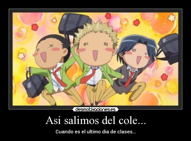 Asi salimos del cole... - 