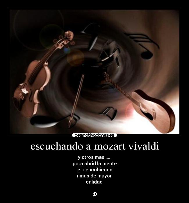 escuchando a mozart vivaldi -