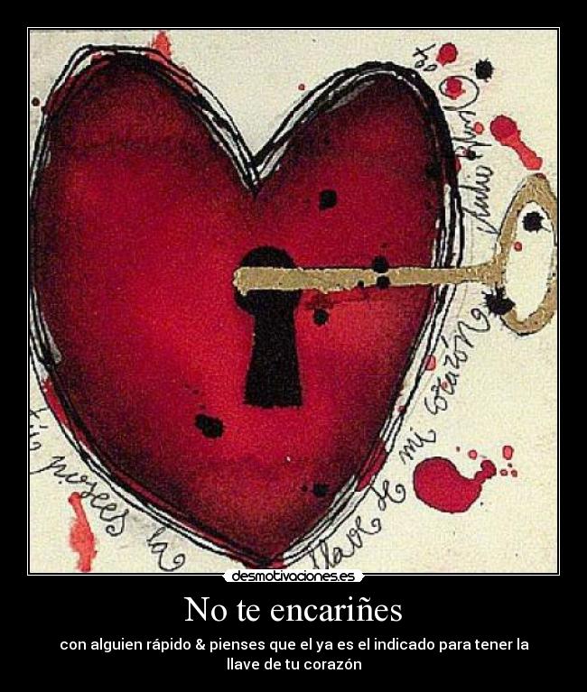 No te encariñes -