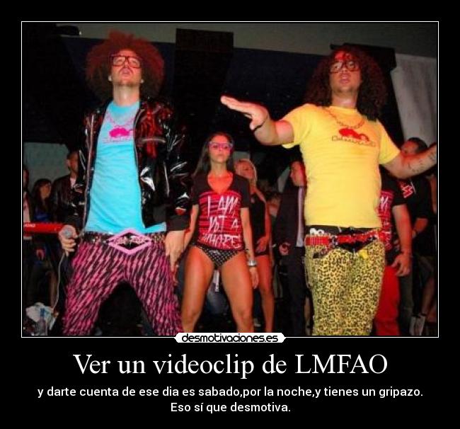 Ver un videoclip de LMFAO -